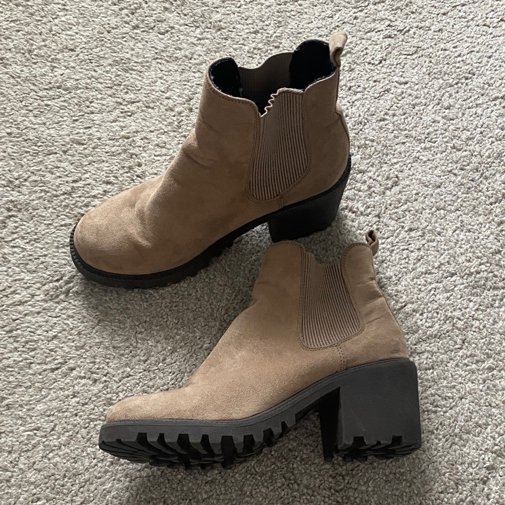Rue21 Taupe Ankle Booties